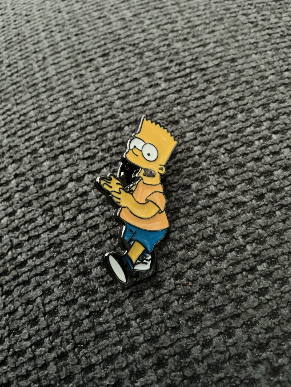 Vintage Bart Simpson Character Enamel Pin
